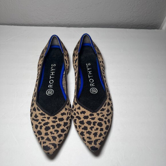 Rothy's The Pointed Flats Leopard Print - Picture 3 of 12